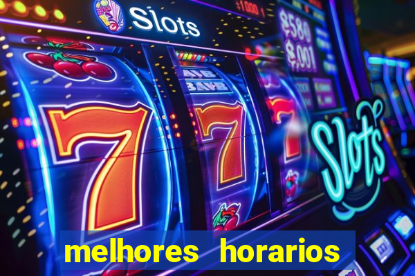 melhores horarios para jogar no fortune tiger