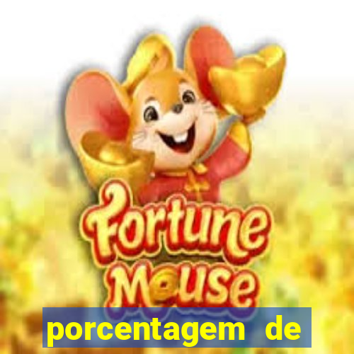 porcentagem de ganhos slots