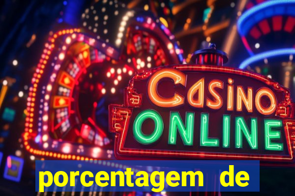 porcentagem de ganhos slots