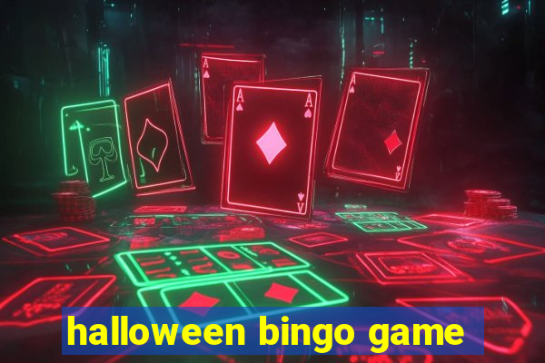 halloween bingo game