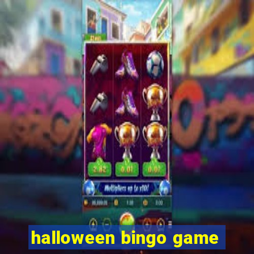 halloween bingo game