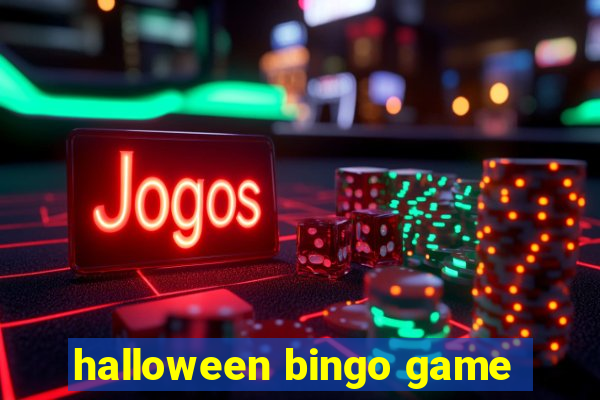 halloween bingo game