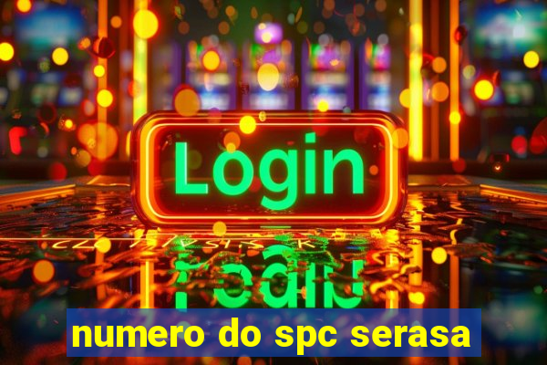 numero do spc serasa