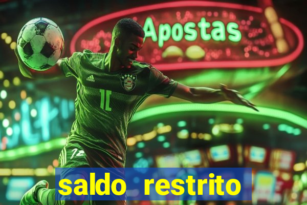 saldo restrito sporting bet