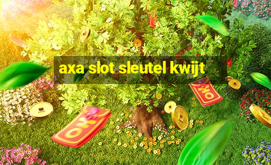 axa slot sleutel kwijt