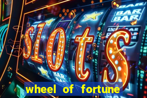 wheel of fortune slots machine