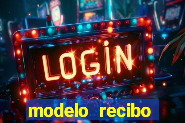 modelo recibo pagamento autonomo