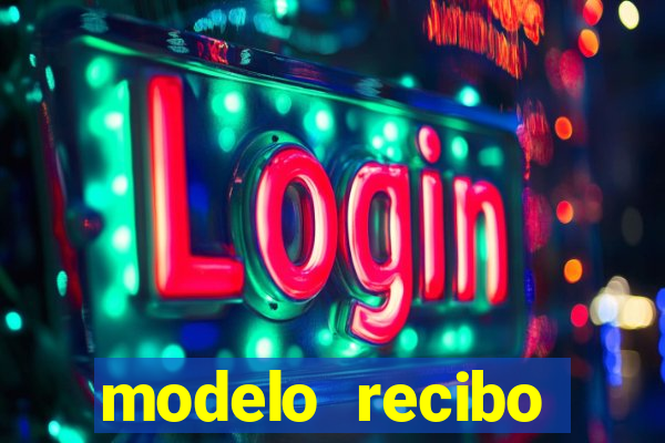 modelo recibo pagamento autonomo