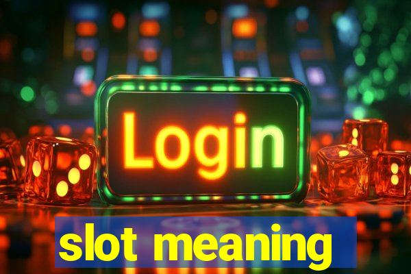 slot meaning