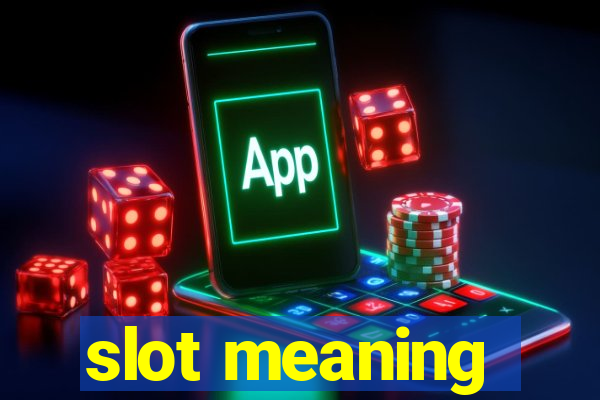 slot meaning