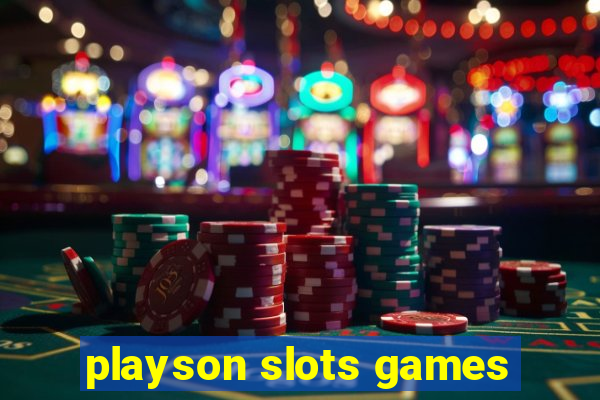 playson slots games