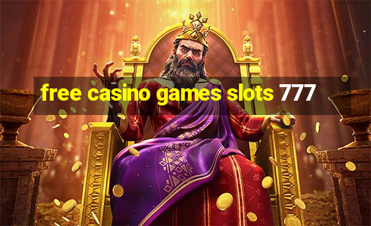 free casino games slots 777