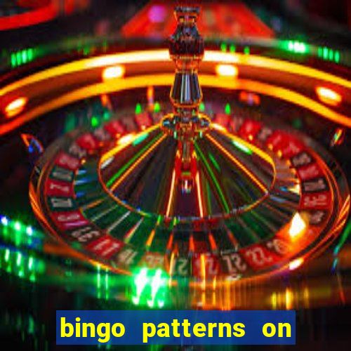 bingo patterns on slot machines