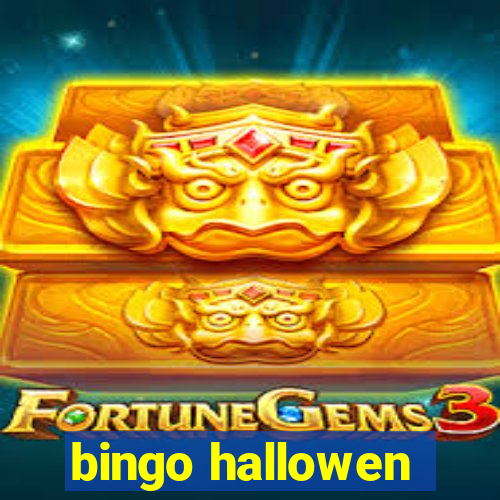 bingo hallowen