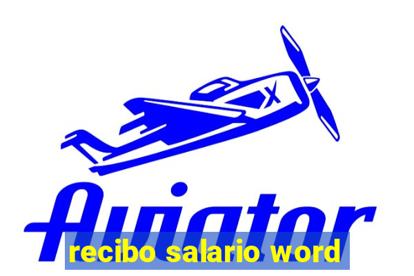 recibo salario word