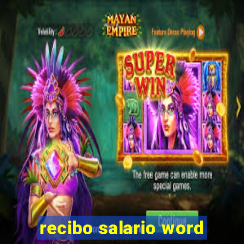 recibo salario word