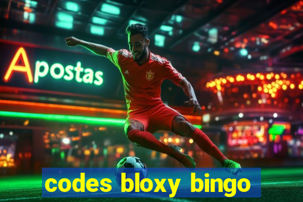 codes bloxy bingo