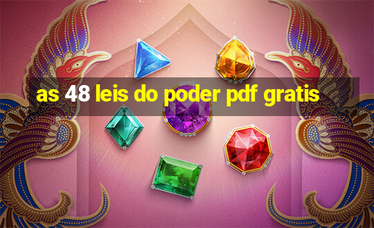 as 48 leis do poder pdf gratis