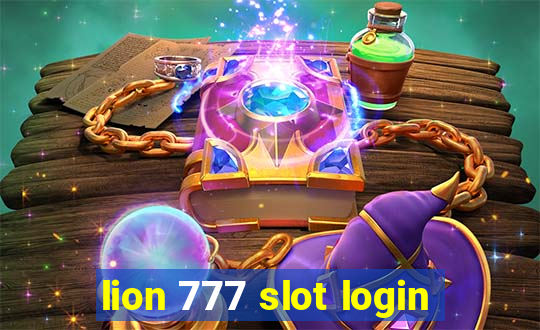 lion 777 slot login