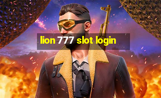 lion 777 slot login