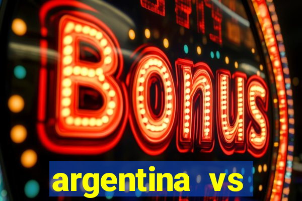 argentina vs colombia ao vivo