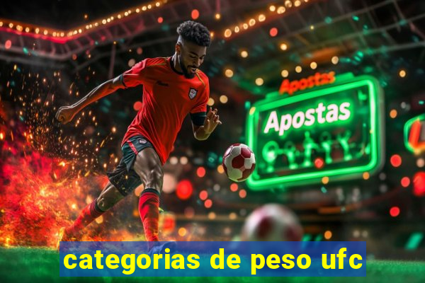 categorias de peso ufc