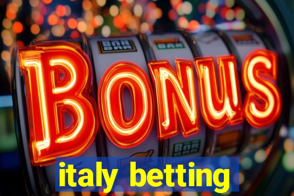 italy betting