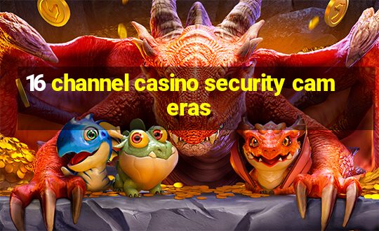 16 channel casino security cameras