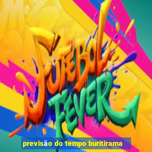 previsão do tempo buritirama