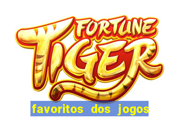 favoritos dos jogos de hoje do brasileir?o