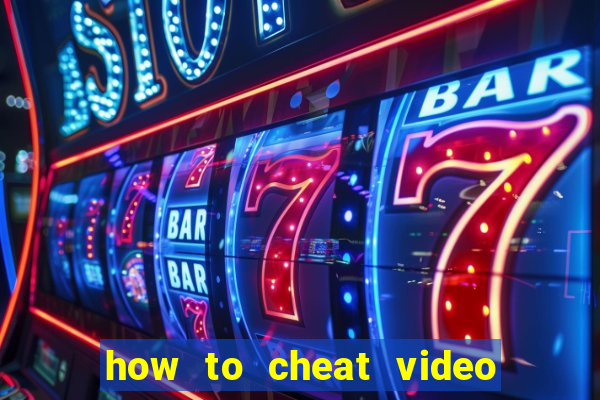 how to cheat video slot machines