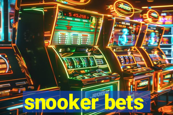 snooker bets