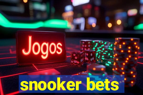 snooker bets