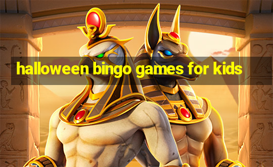 halloween bingo games for kids