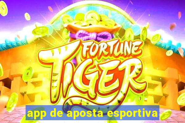 app de aposta esportiva