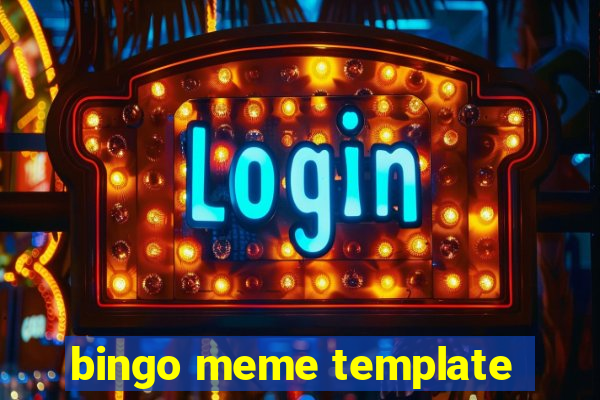 bingo meme template