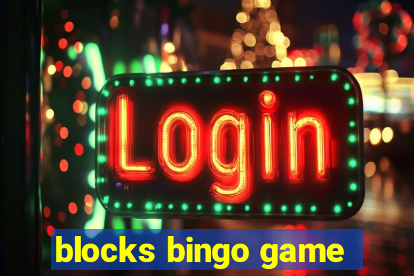 blocks bingo game