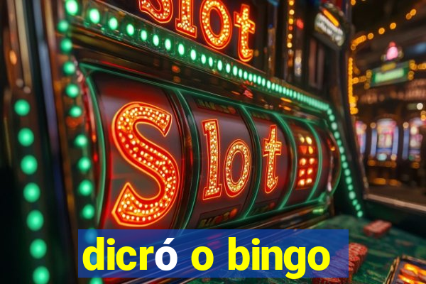 dicró o bingo