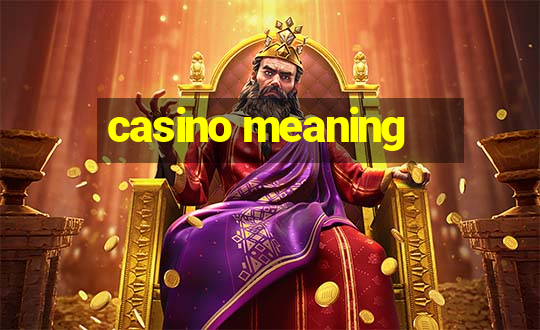 casino meaning