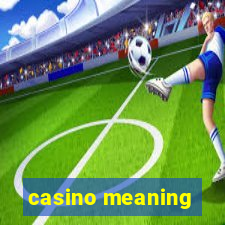 casino meaning