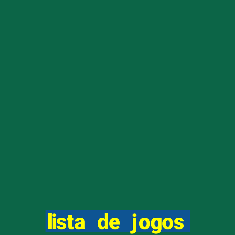 lista de jogos para ganhar dinheiro