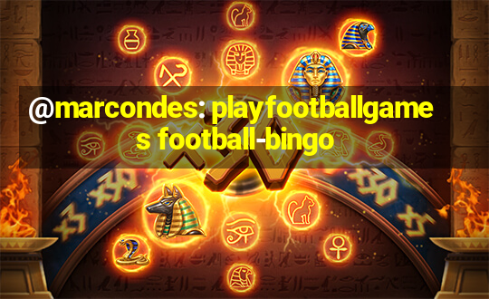 @marcondes: playfootballgames football-bingo