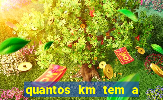 quantos km tem a serra de santos