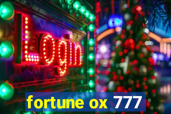 fortune ox 777