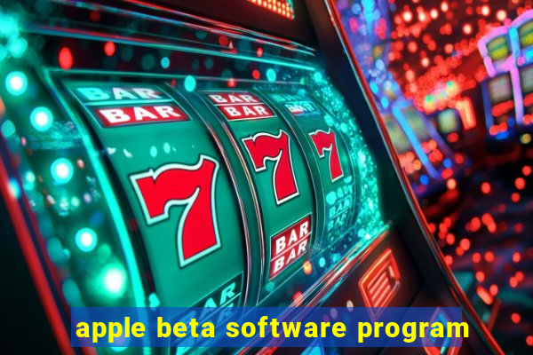 apple beta software program