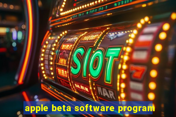 apple beta software program