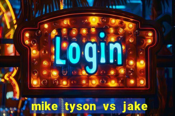 mike tyson vs jake paul assistir online