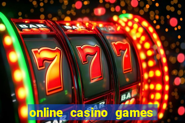 online casino games real money