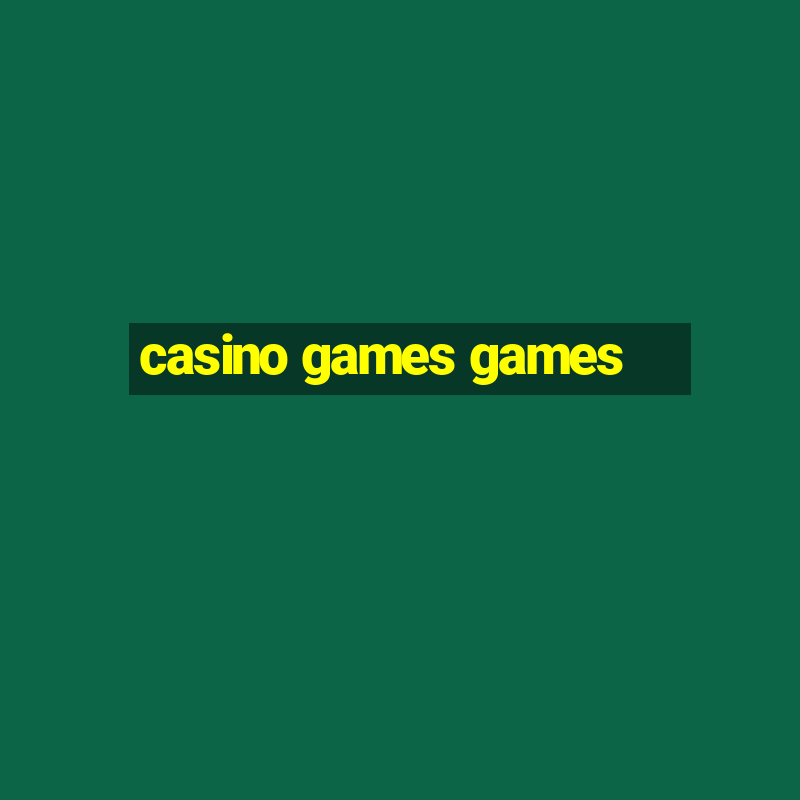 casino games games