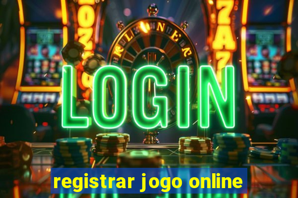 registrar jogo online